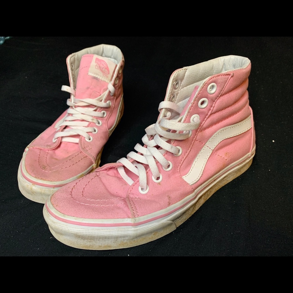 Pink Hi-Top Vans